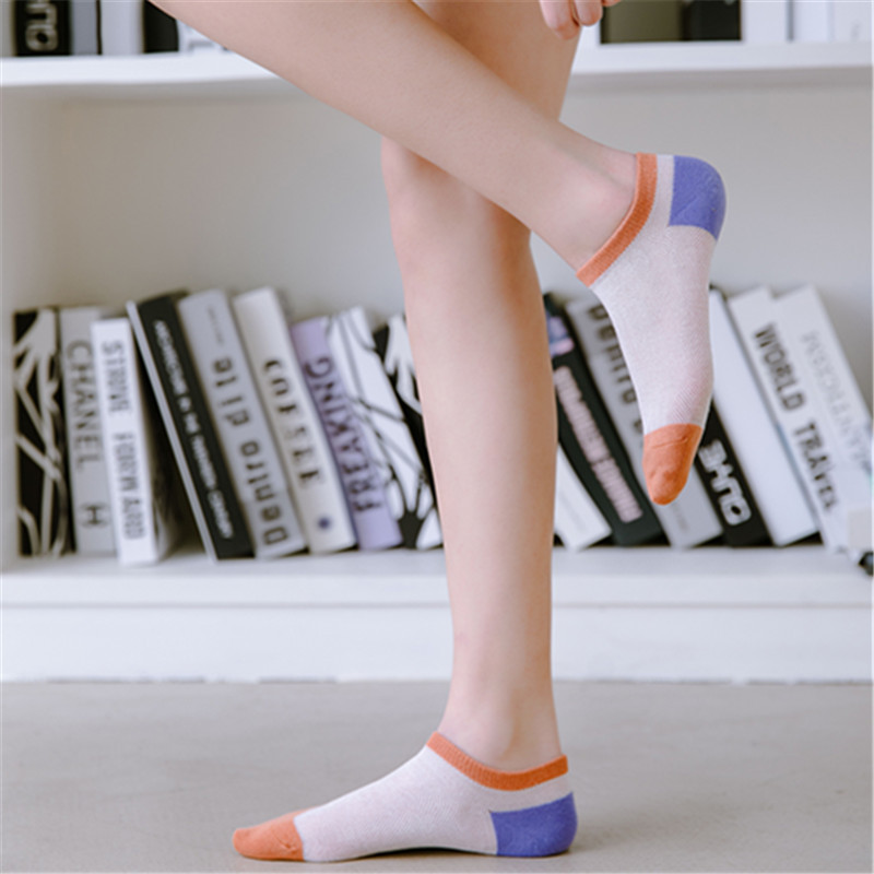 AL000957 ALLCH Fashion Summer Street Colorful Thin Transparent Silk Crystal Socks for Female - Image 10