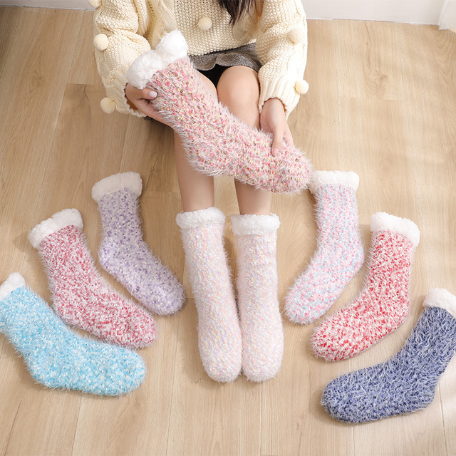 Ladies Thick Heavy Fuzzy Socks