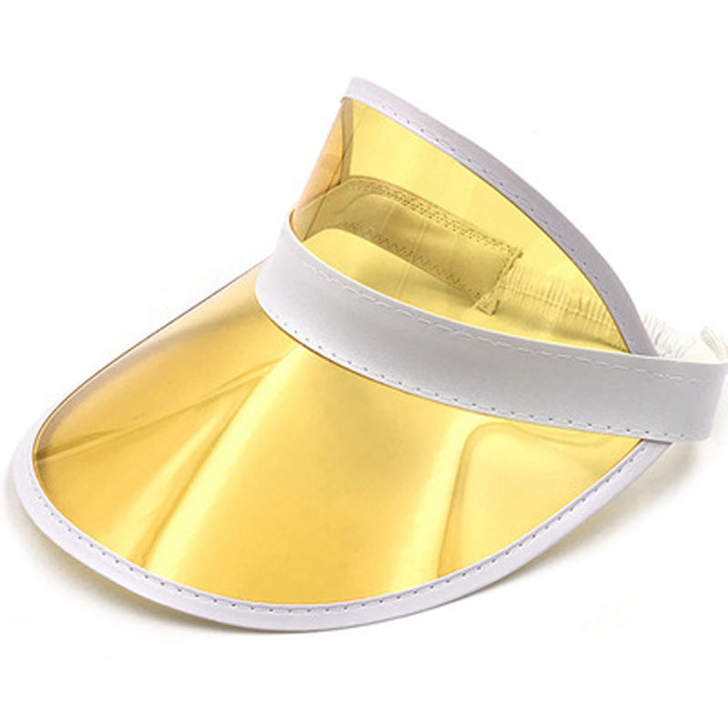 AL000322 ALLCH Women PVC Sun Visor Hat Adjustable for Outdoor - Image 8