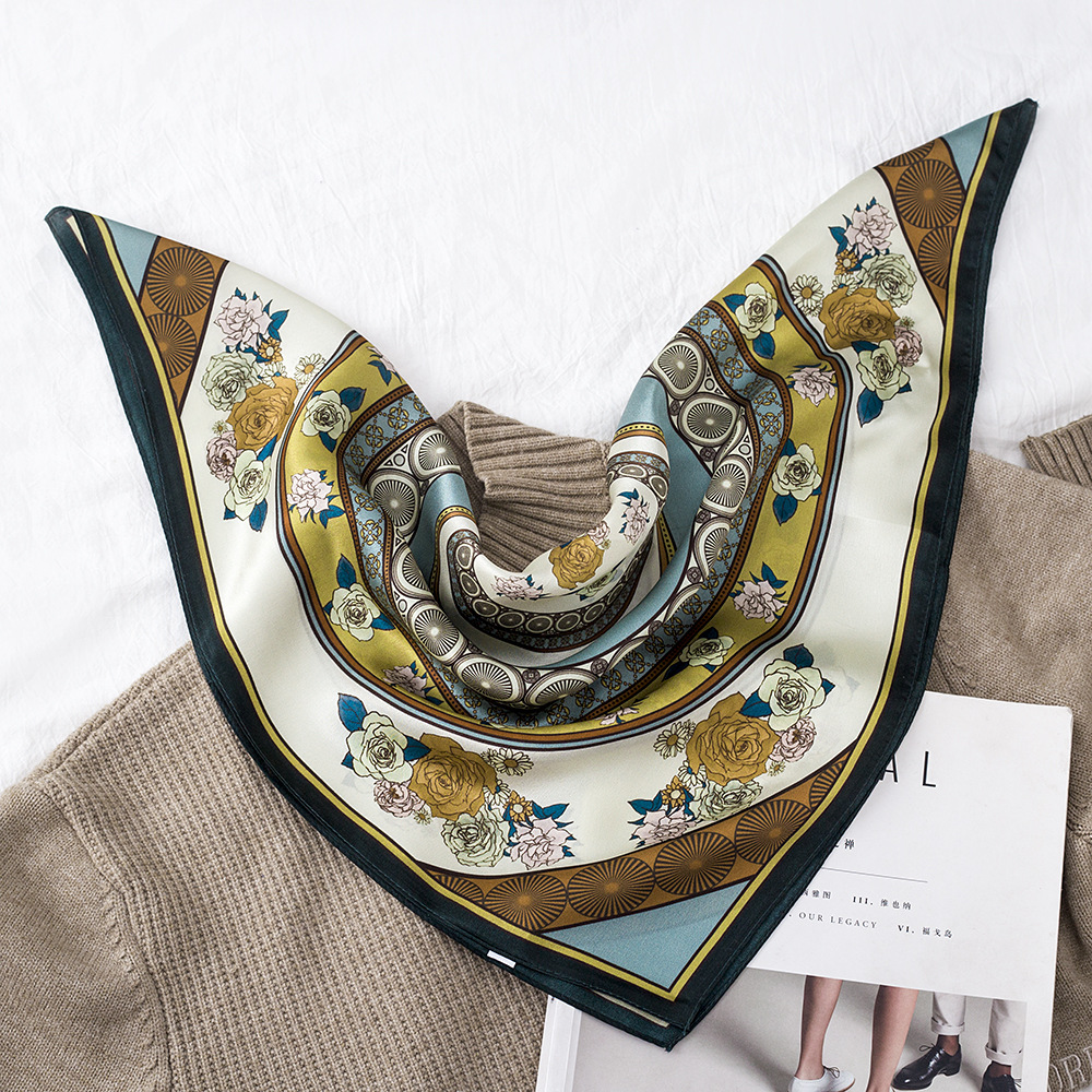 FS001375 ALLCH Satin Silk Scarf - Image 4