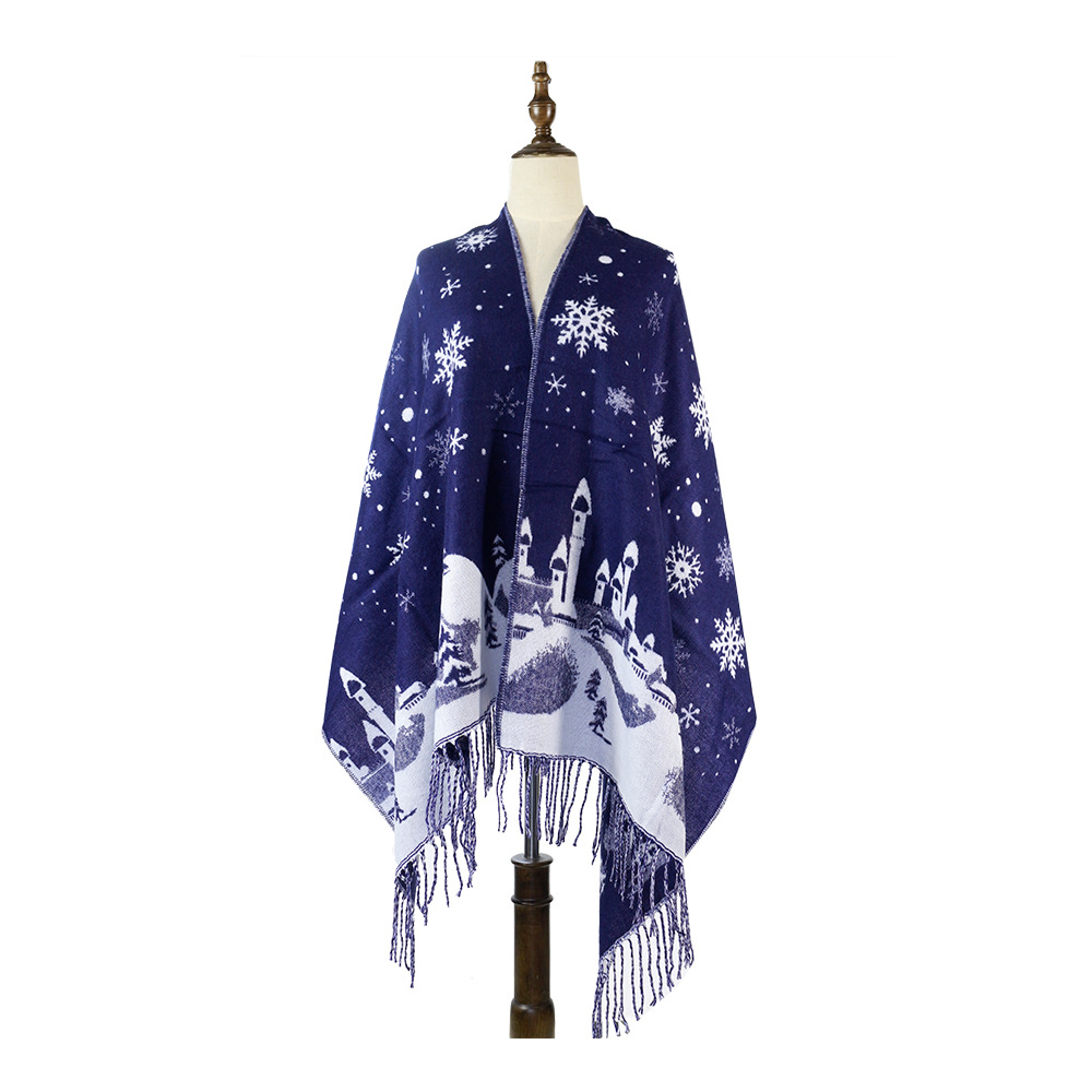FS001241 ALLCH Cape Snow Fawn Shawl - Image 7