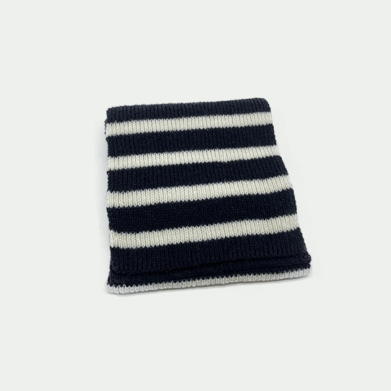 FS001388 ALLCH Premium Long Soft Striped Scarf - Image 5