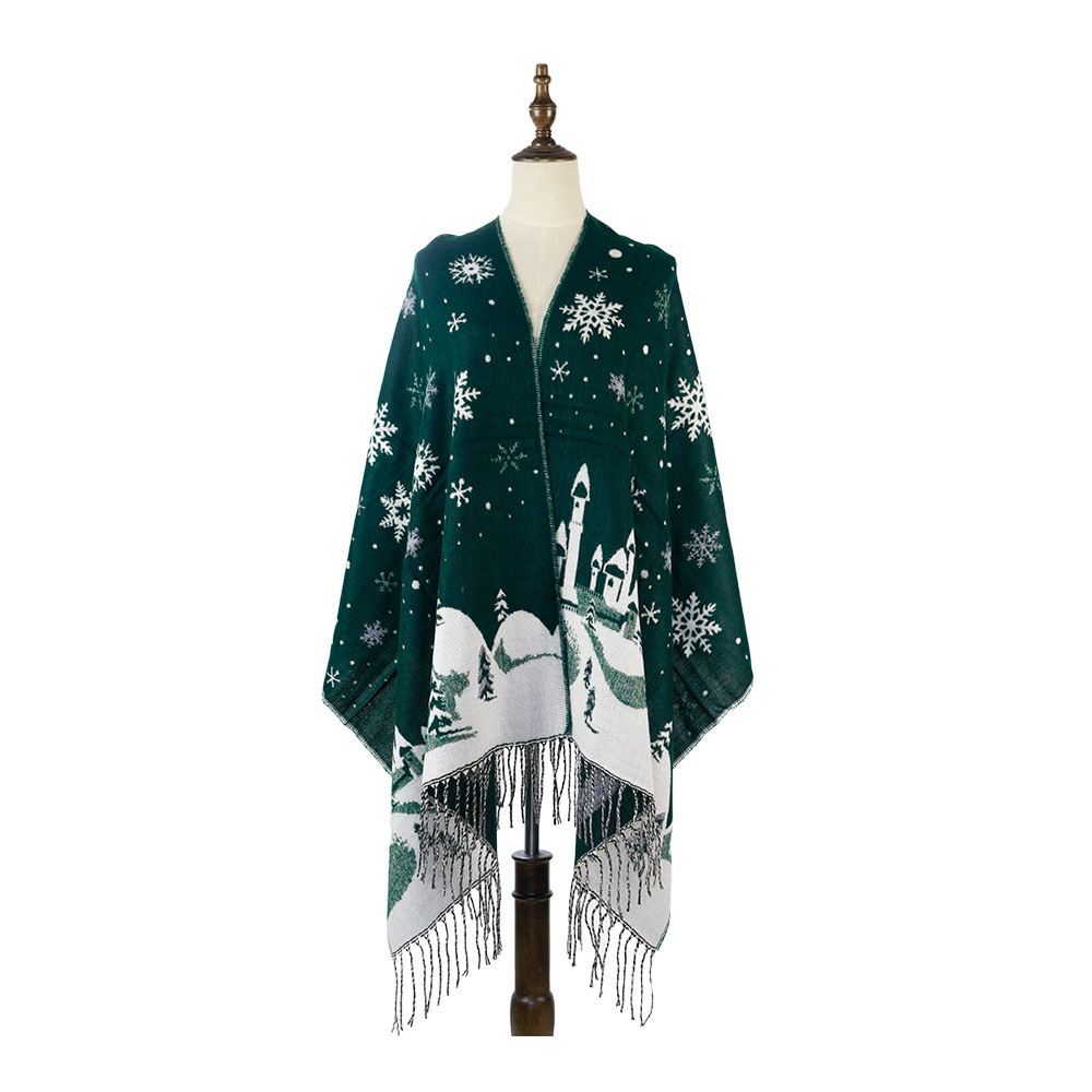 FS001241 ALLCH Cape Snow Fawn Shawl - Image 9