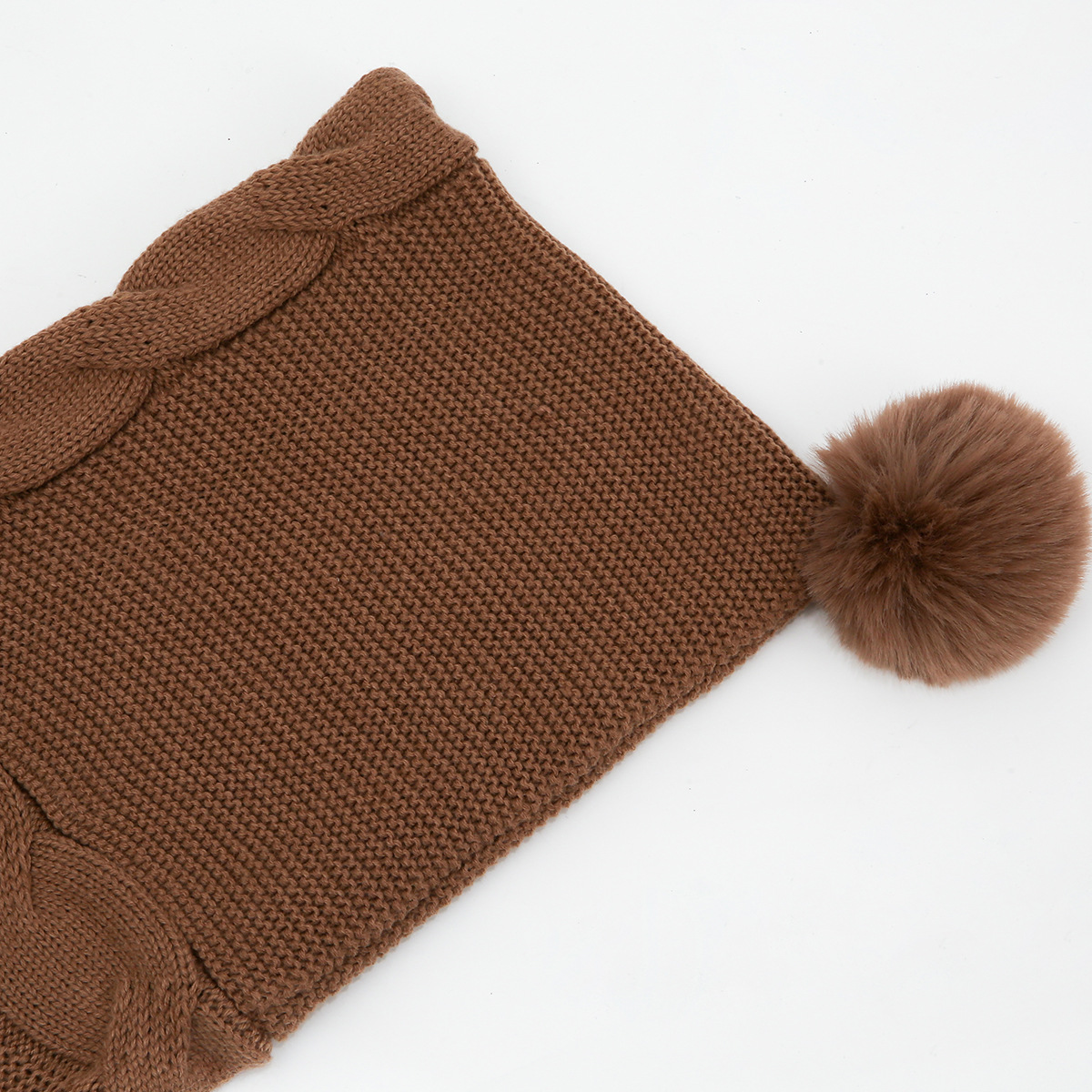 FS000682 ALLCH Knitted Women Cozy Wrap Scarf - Image 8