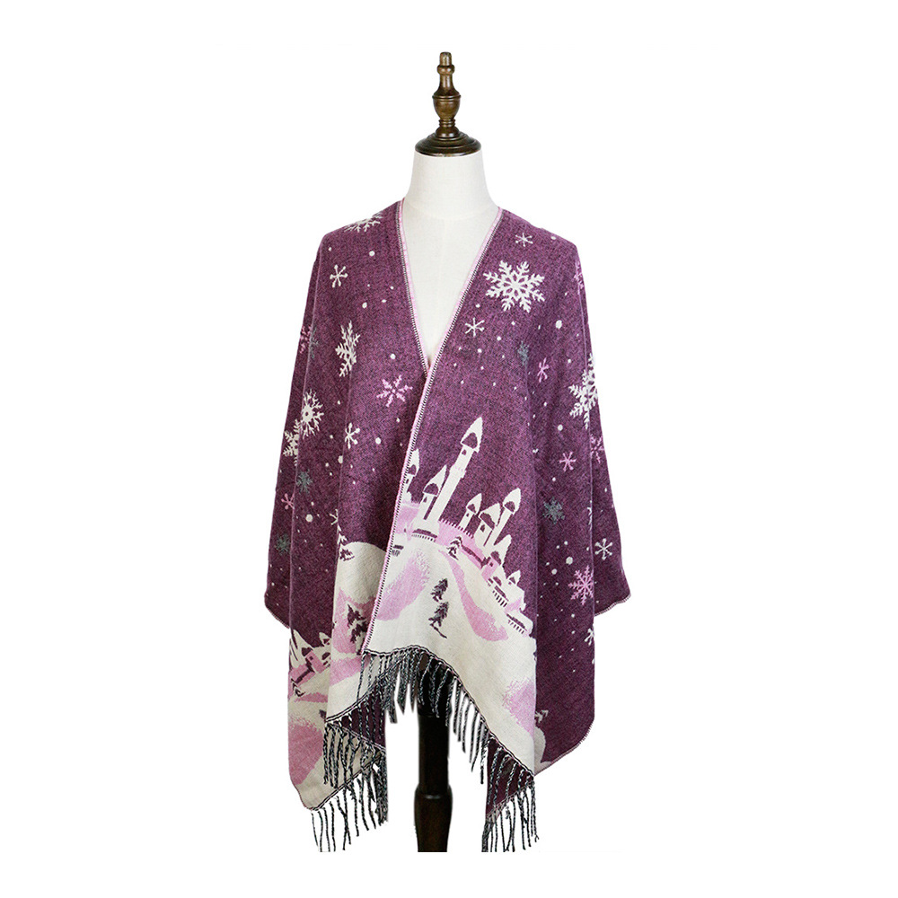 FS001241 ALLCH Cape Snow Fawn Shawl - Image 10