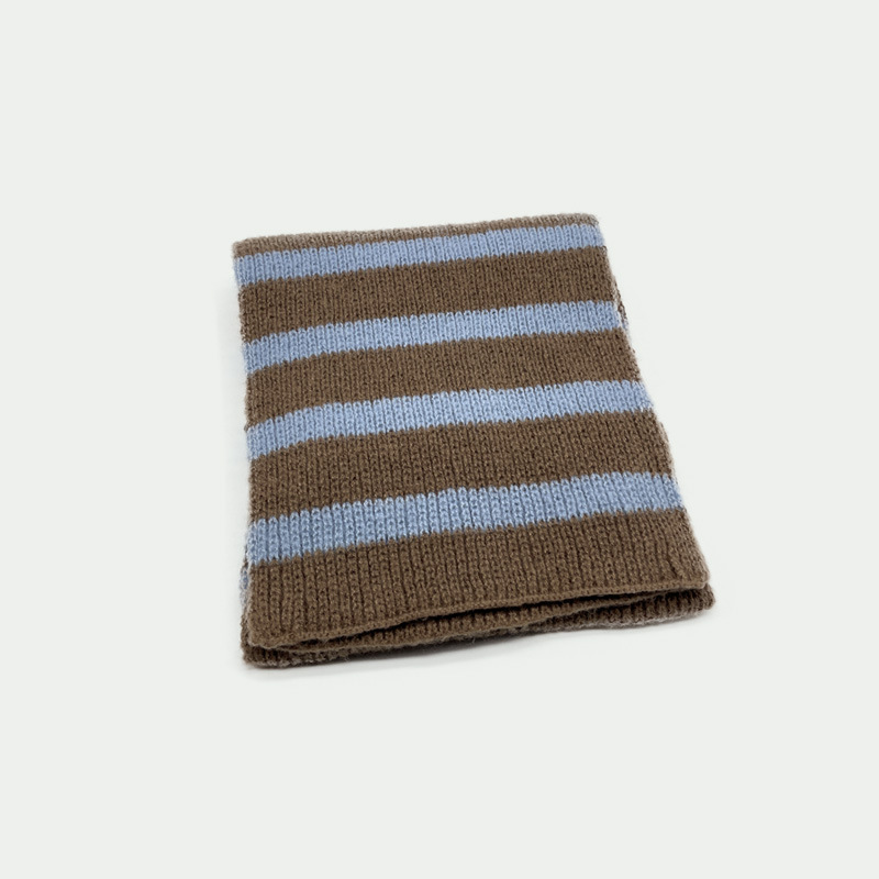 FS001388 ALLCH Premium Long Soft Striped Scarf - Image 3