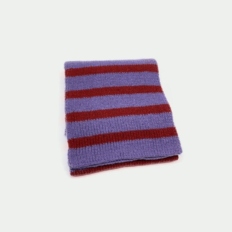 FS001388 ALLCH Premium Long Soft Striped Scarf - Image 2