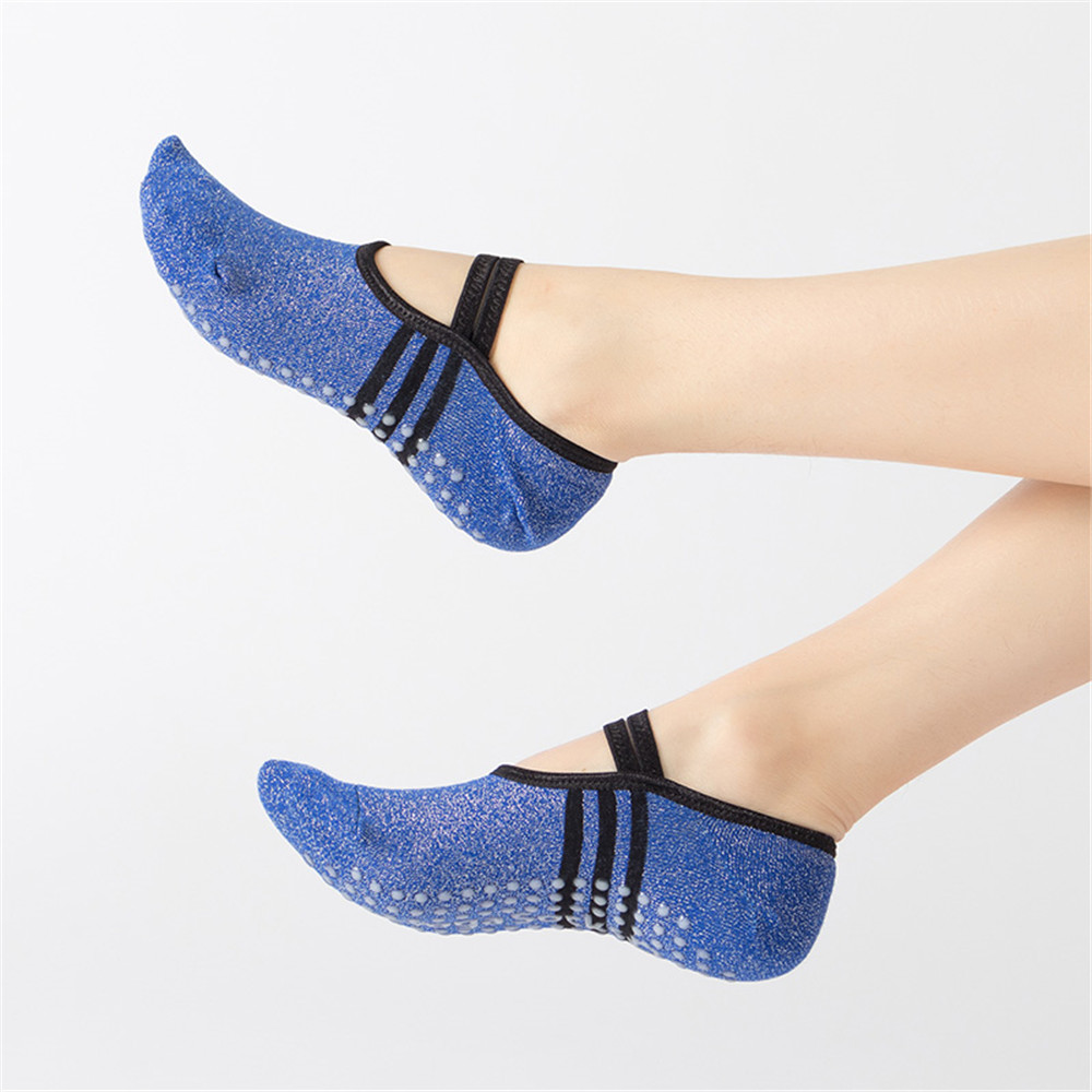 FS000112 ALLCH Knitted Sports Performance Non Slip No Show Ankle Yoga Pilates Socks - Image 5