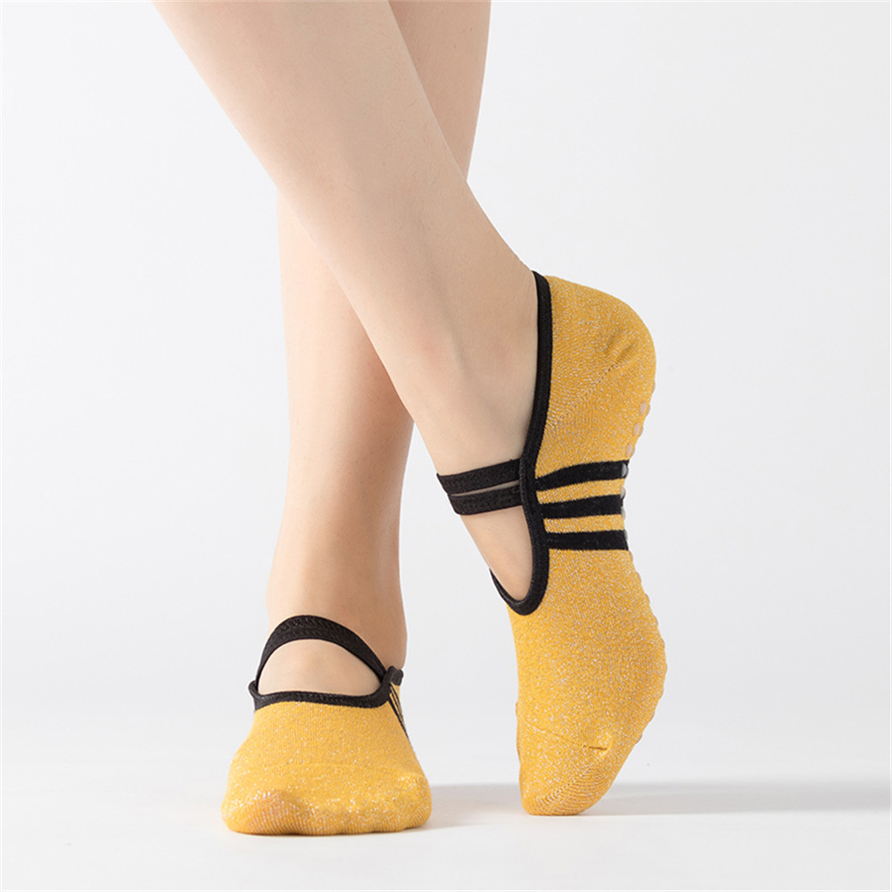 FS000112 ALLCH Knitted Sports Performance Non Slip No Show Ankle Yoga Pilates Socks - Image 6