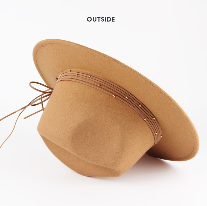 AL000536 ALLCH Tie Bow Big Wide Brim Women Fedora Hat - Image 3