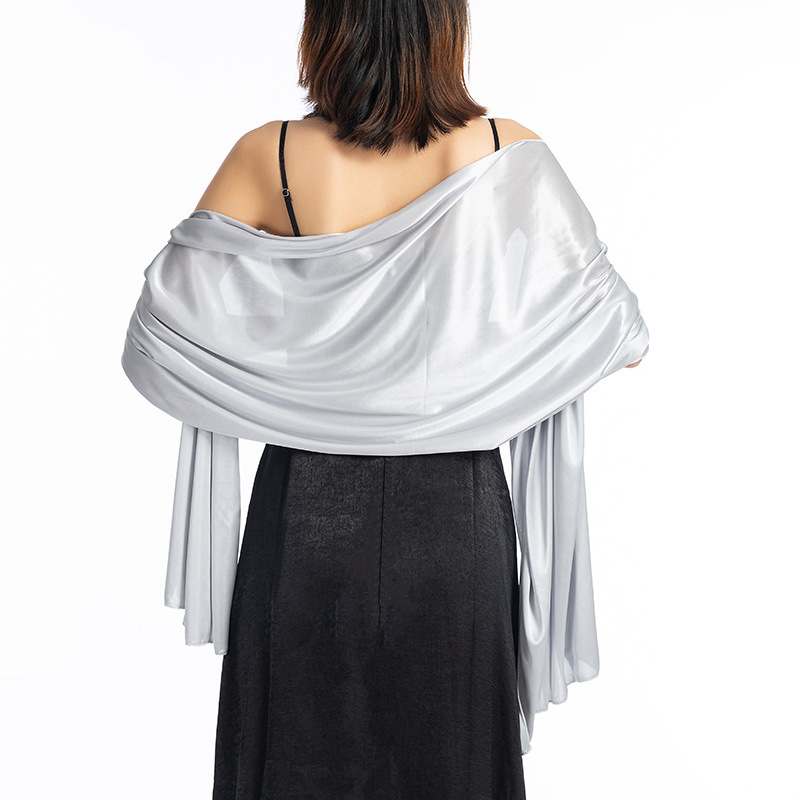 FS001307 ALLCH Evening Decorating Wedding Shiny Shawl