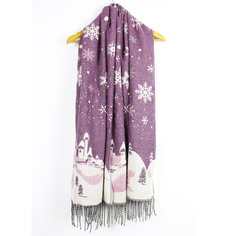 FS001241 ALLCH Cape Snow Fawn Shawl - Image 2