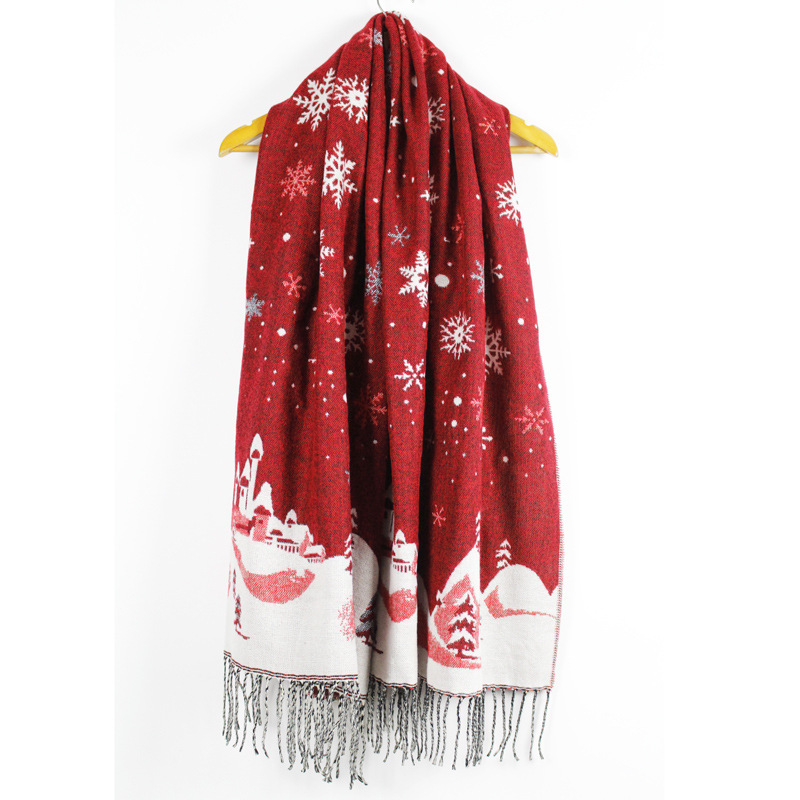 FS001241 ALLCH Cape Snow Fawn Shawl - Image 4