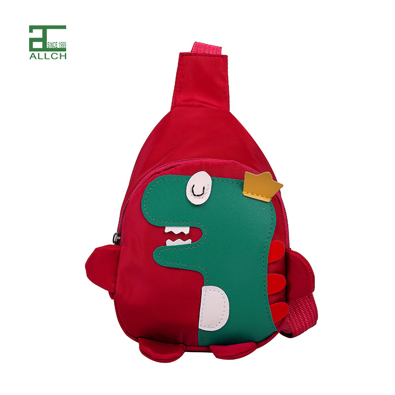 AL001728 ALLCH Dinosaur Children's Chest Bag Boys And Girls Fashion Shoulder Crossbody Bag Cartoon Cute Purse