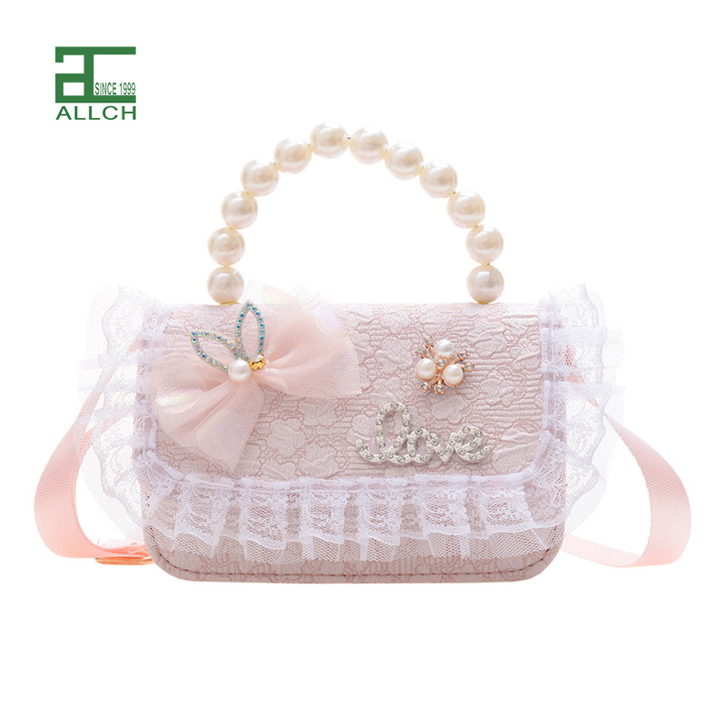 AL001742 ALLCH Girls' Shoulder Bag Princess Bag New Children's Bag Cartoon Cute Handbag