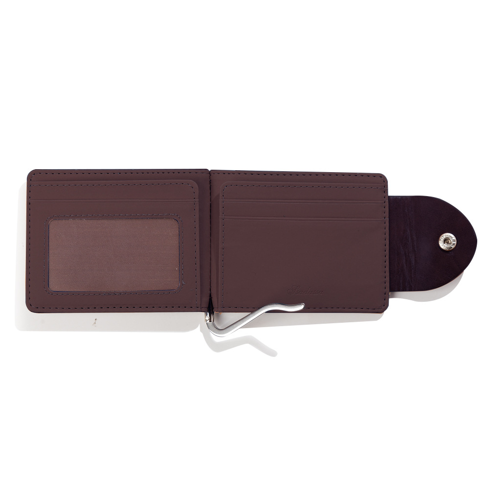 AL001718 ALLCH Slim Wallet For Men Leather Money Clip Mens Wallets-RFID Blocking Front Pocket Bifold - Image 3