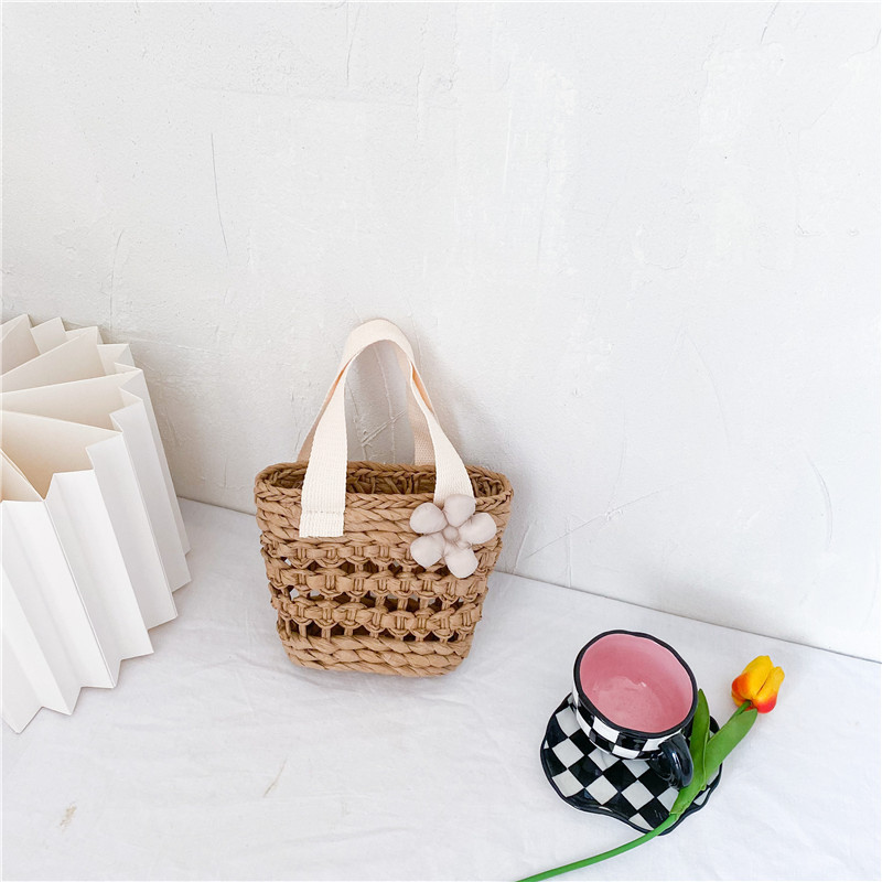 AL001736 ALLCH Children's Straw Bag Accessories Shoulder Tote For Girls - Image 3
